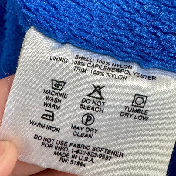 Vintage Patagonia Fleece Lined Jacket Made in USA Teal Size XS - Picture 6 of 8